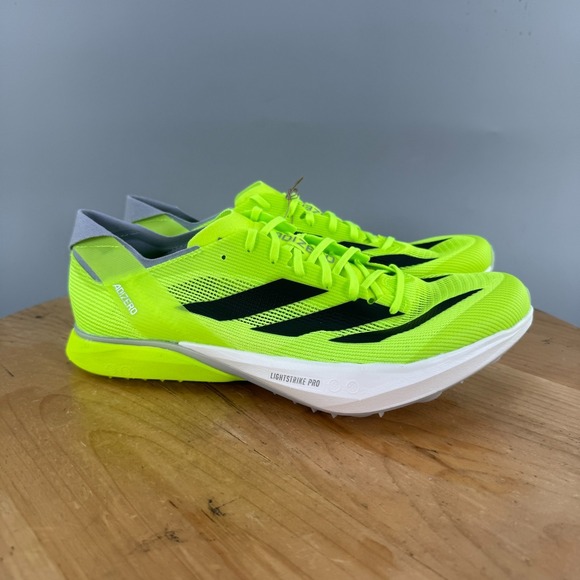 adidas Other - adidas Adizero Avanti Mens Size 9.5 Spikes Lucid Lemon Track & Field Running NEW